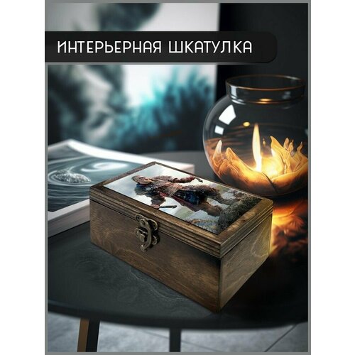 Шкатулка интерьерная для украшений универсальная 16x10x6 см Игры Assasins Creed - 119