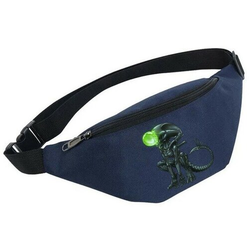 фото Сумка поясная noname, синий