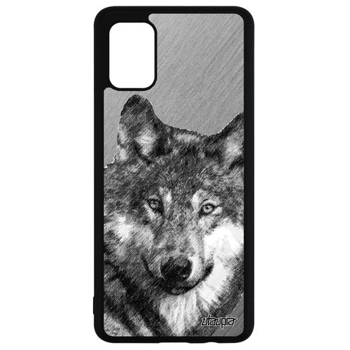 фото Чехол на смартфон galaxy a51, "дикий волк" зверь хищник utaupia