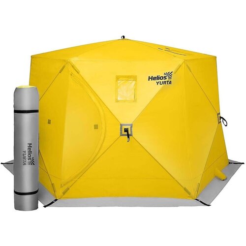 Палатка всесезонная юрта (баня) yellow Helios