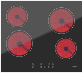 Электрическая варочная панель DARINA 4P E323 B, черный