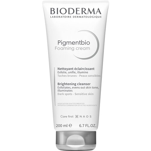 BIODERMA Осветляющий очищающий крем для лица и тела Pigmentbio 200 мл