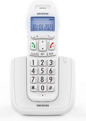 Радиотелефон Decross DECT DC1004 белый