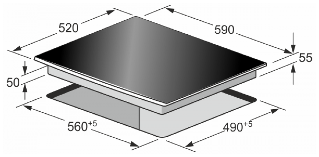 KCT 6730 FIG Индукционная варочная поверхность Kaiser KCT 6730 FIG - фотография № 2