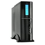 PowerCool Корпус S0506-300W Desktop, Black, SFX 300W-80mm, 24+8pin, LCD + датч. темп.3шт - изображение