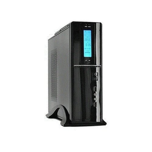 PowerCool Корпус Корпус S0506-300W Desktop, Black, SFX 300W-80mm, 24+8pin, LCD + датч. темп.3шт powercool корпус s0506 300w desktop black sfx 300w 80mm 24 8pin lcd датч темп 3шт