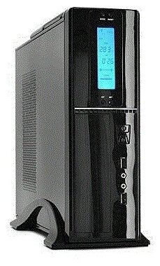 PowerCool Корпус Корпус S0506-300W Desktop Black SFX 300W-80mm 24+8pin LCD + датч. темп.3шт