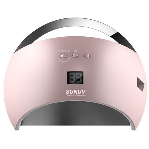 SUNUV Лампа для сушки ногтей 6 Smart 2.0, 48 Вт, LED розовый sunuv лампа для сушки ногтей 1 48 вт led uv белый