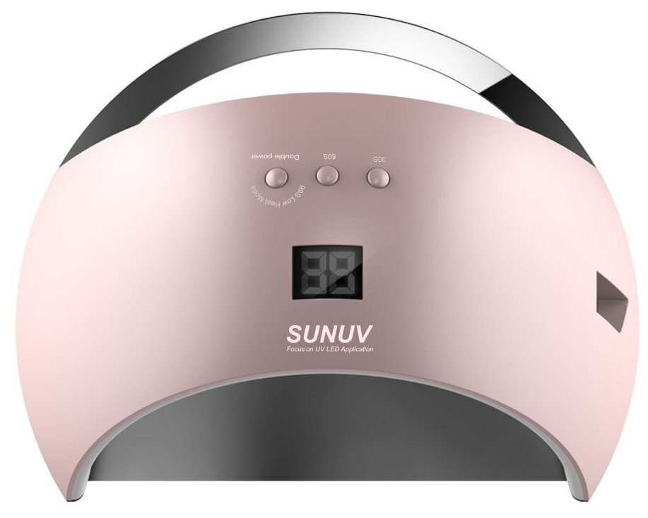 Мощная UV LED лампа SUNUV SUN6 (48 Вт), Цвет Розовый