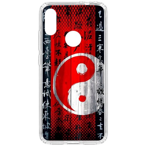 фото Чехол на xiaomi redmi note 7 kruche print инь ян