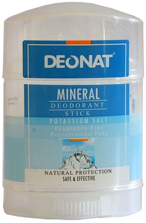 DEONAT Дезодорант Potassium Salt (twist up), кристалл (минерал), 70 г