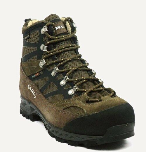 Ботинки AKU TREKKER PRO GTX, натуральная замша, размер RU 41.5 UK 8, зеленый