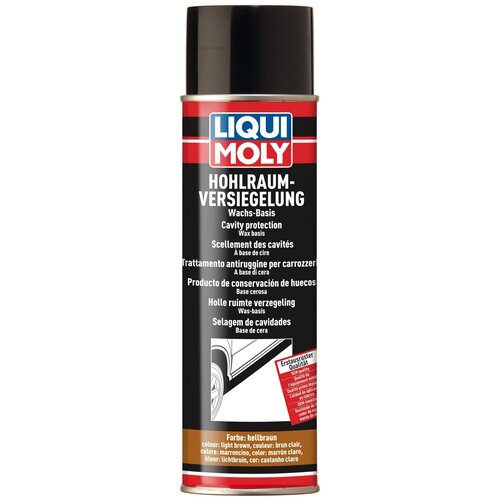 Антикор для пустот кузова воск liqui moly 0,5л hohlraum-versiegelung hellbraun, liqui moly, 6107