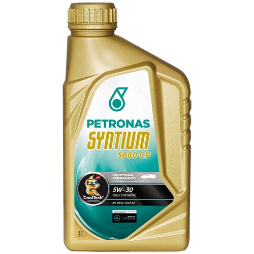 Синтетическое моторное масло Petronas Syntium 5000 CP 5W30, 1 л