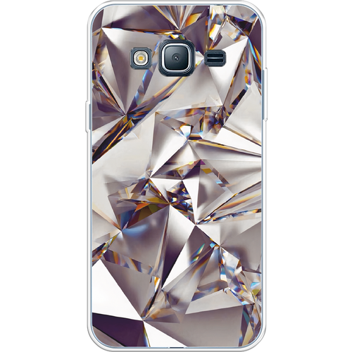 Силиконовый чехол на Samsung Galaxy J3 2016 / Самсунг Галакси Джей 3 2016 Бриллианты пластиковый чехол пизанская башня на samsung galaxy j3 2016 самсунг галакси джей 3 2016