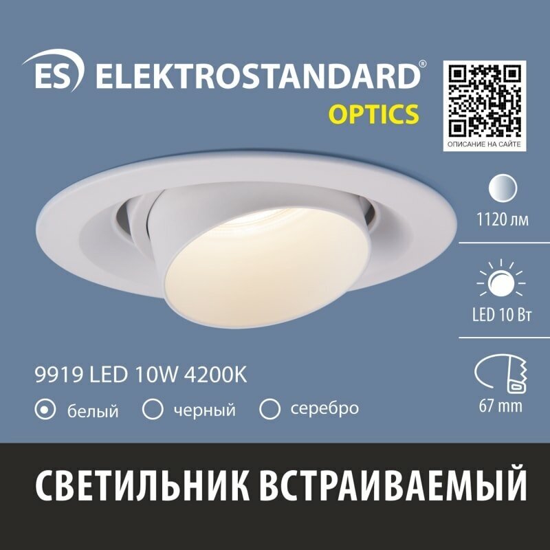 Встраиваемый светильник на штанге Elektrostandard 9919 LED a052459 - фотография № 7