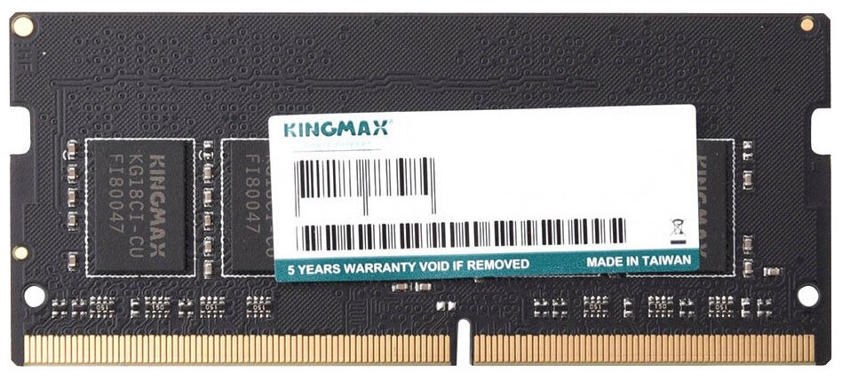 Оперативная память Kingmax 16 ГБ DDR4 2666 МГц SODIMM CL19 KM-SD4-2666-16GS