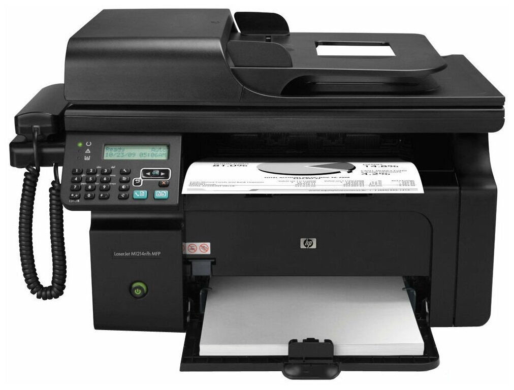 МФУ лазерное HP LaserJet Pro M1214nfh (CE842A), ч/б, A4, черный