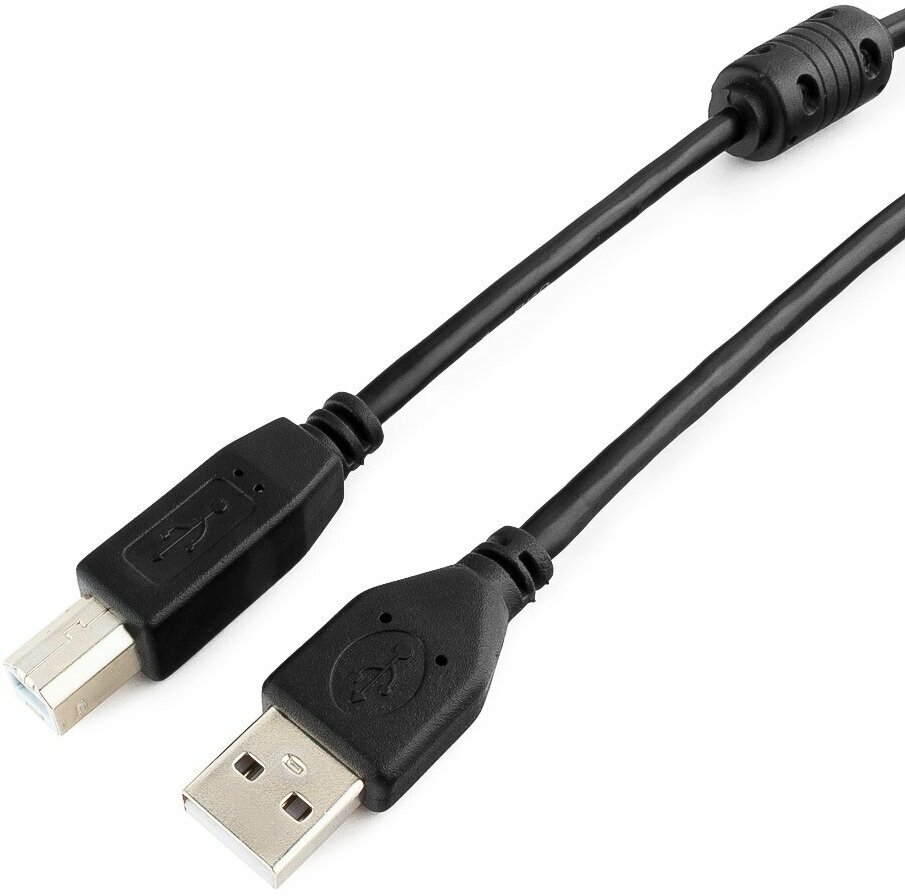 Кабель USB AM/BM Cablexpert CCF-USB2-AMBM-15, 4.5 м, экран, феррит. кольцо