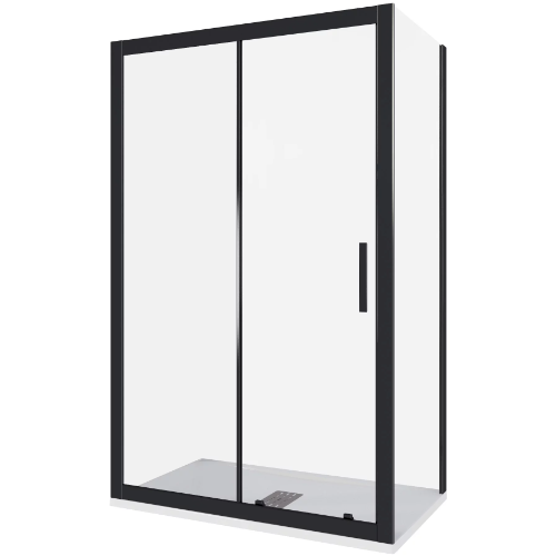 Душевой уголок Good Door Idea WTW+SP 130x100 прозрачный, черный