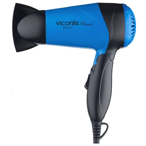 Фен Viconte VC-3745, васильковый фен viconte vc 3720 черный