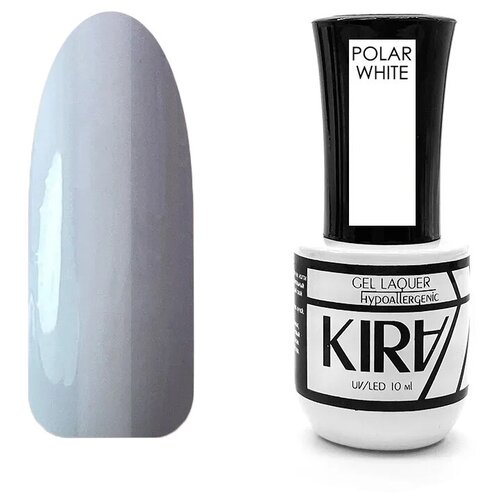 KIRA, гель-лак POLAR WHITE 10 мл.