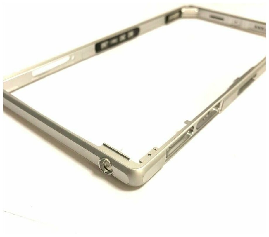 Корпус (средняя часть) для Sony Xperia Z1 (Single SIM, C6903, C6902) Серебристый