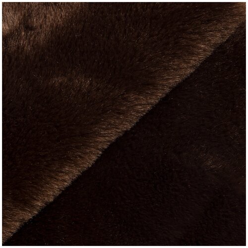 PEPPY Плюш PTB-003 фасовка 48 x 48 см 446 г/кв.м +- 5 100% полиэстер коричневый/brown