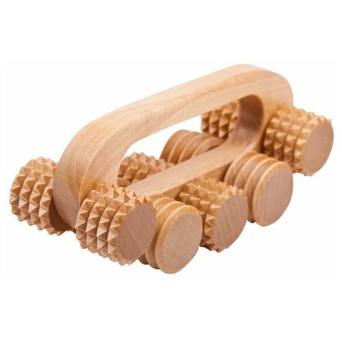 Акупунктурный массажер для шеи Тимбэ Продакшен Качалка МА8401 дерево 1 уп 950₽