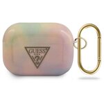 Чехол Guess для Airpods Pro TPU TIE & DYE, розовый - изображение