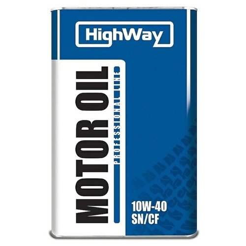 Полусинтетическое моторное масло HighWay 10W-40 SN/CF, 4 л, 1 шт.