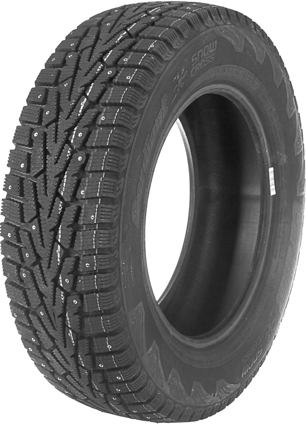 Шина CORDIANT Snow Cross 195/65 R15 91T шипованная (1 штука)