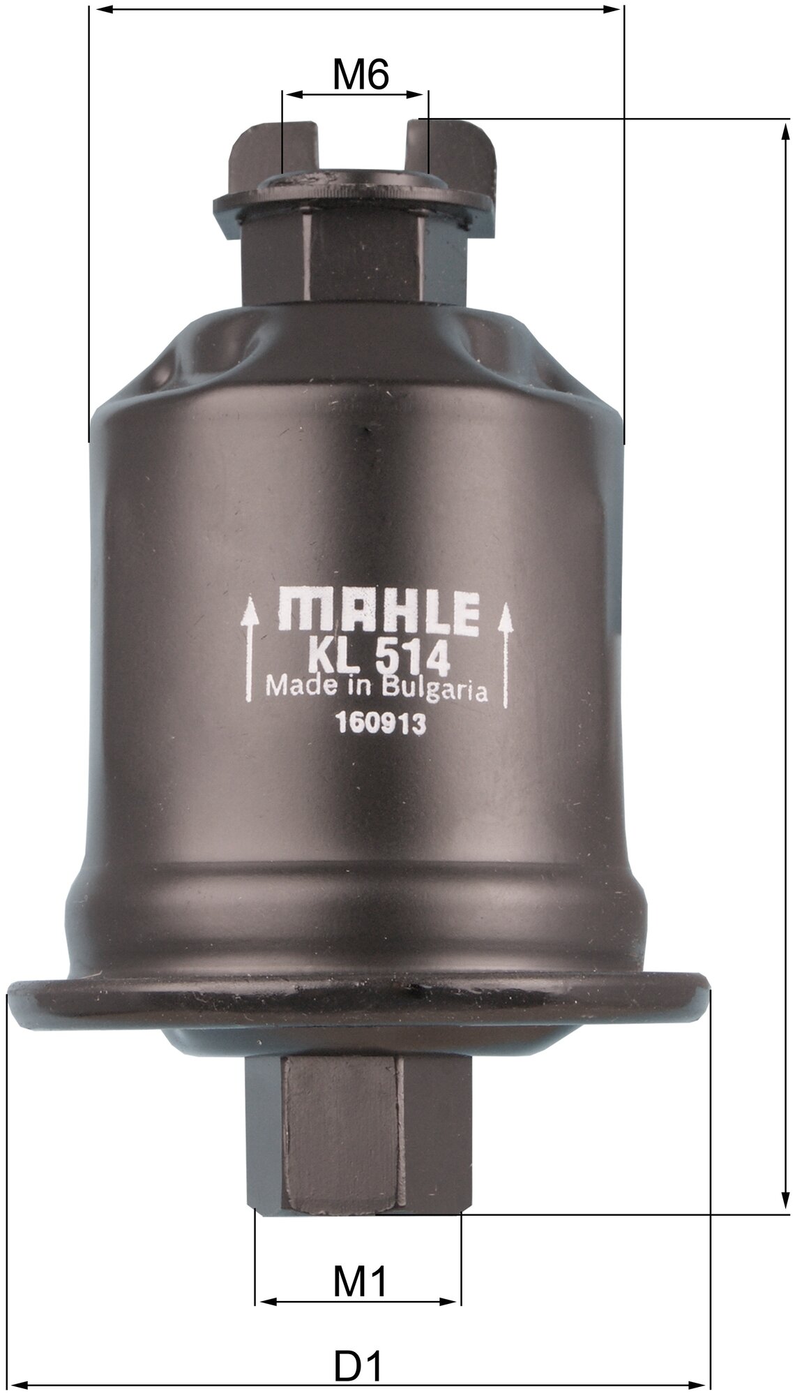 Фильтр топливный MAHLE KL 513