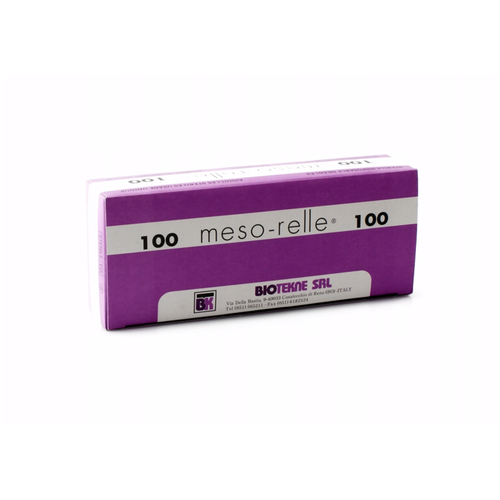 Игла для мезотерапии Meso-relle одноразовая, 12 мм x 0.23 мм, размер: 32G, 100 шт.