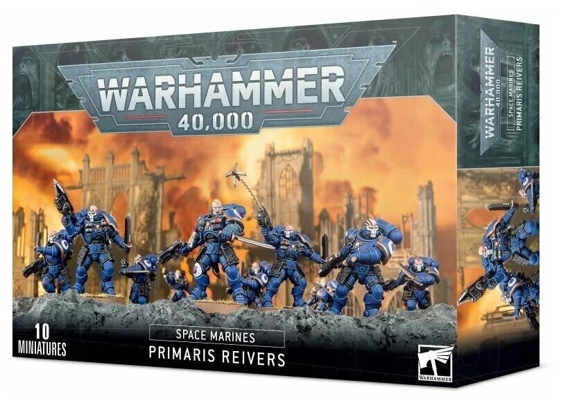 Набор миниатюр для настольной игры Warhammer 40000 - Space Marines Primaris Reivers