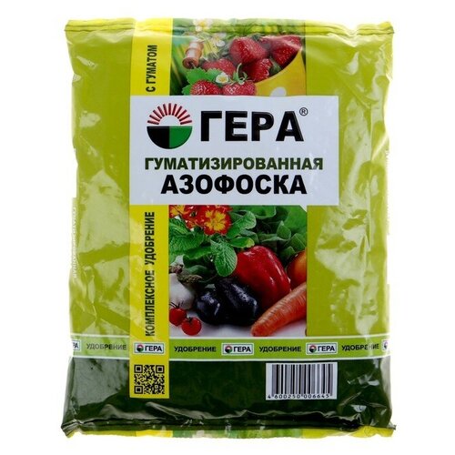 азофоска гера 900 г Удобрение Гера Гуматизированная Азофоска, 0.8 л, 0.8 кг