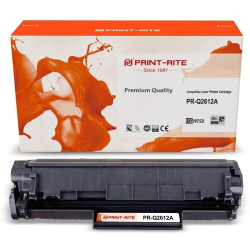 Картридж лазерный Print-Rite PR-Q2612A (TFH724BPU1J1) чер. для HP LJ 1010 картридж print rite tfh724bpu1j1 q2612a черный pr q2612a