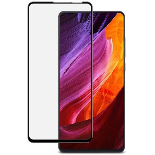 Защитное стекло 3D Tempered Glass для Xiaomi Mi Mix 3 полный клей ( черная рамка )