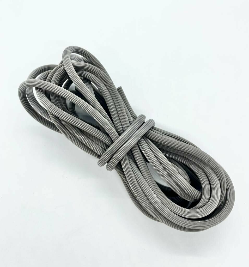 Шнур фиксирующий для москитной сетки 30 метров серый - фотография № 3