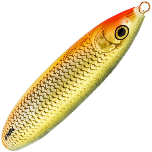 блесна для рыбалки колеблющаяся rapala minnow spoon 10см 32гр rfsh незацепляйка Блесна колеблющаяся Rapala Minnow Spoon 10см. 32гр. RFSH