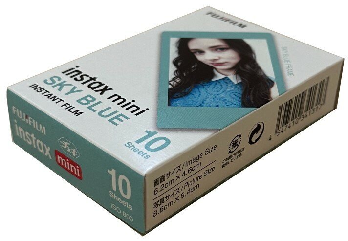 Картридж для фотоаппарата Fujifilm Colorfilm Instax Mini. Дизайнерская серия Sky Blue