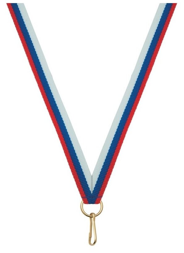 Лента для медалей КНР 10 мм, цвет триколор