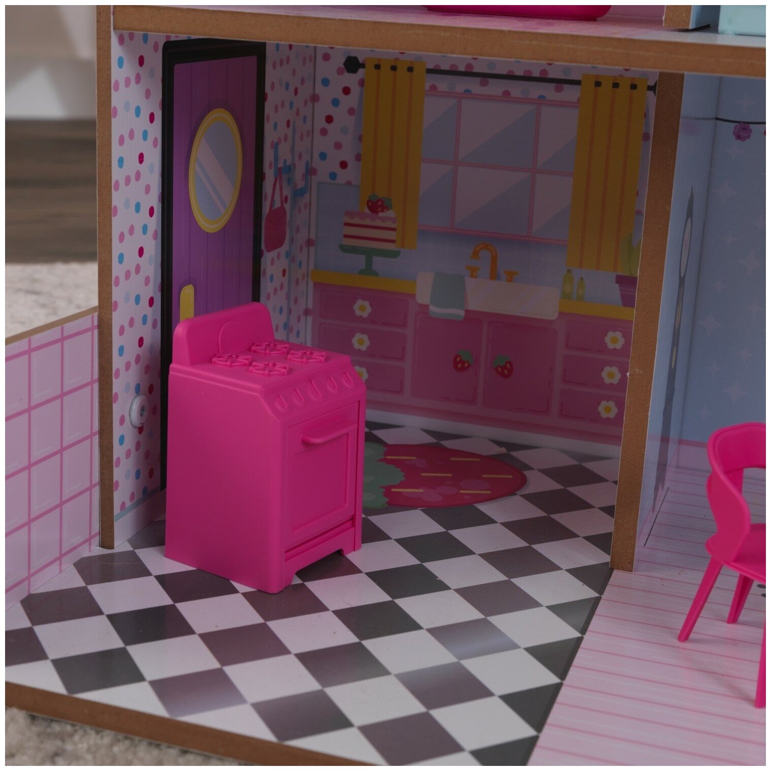 Кукольный домик Лолли с мебелью (10 предметов) KidKraft - фото №8