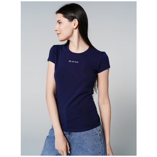 фото Футболка с кор.рукавом твое 76867 размер xs, темно-синий, women