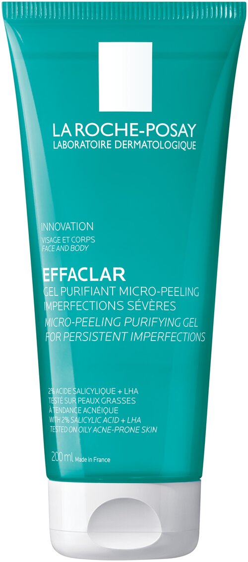 La Roche-Posay Effaclar очищающий гель для лица, 200 мл