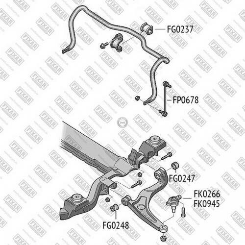 FIXAR FG0248 Сайлентблок передний переднего рычага