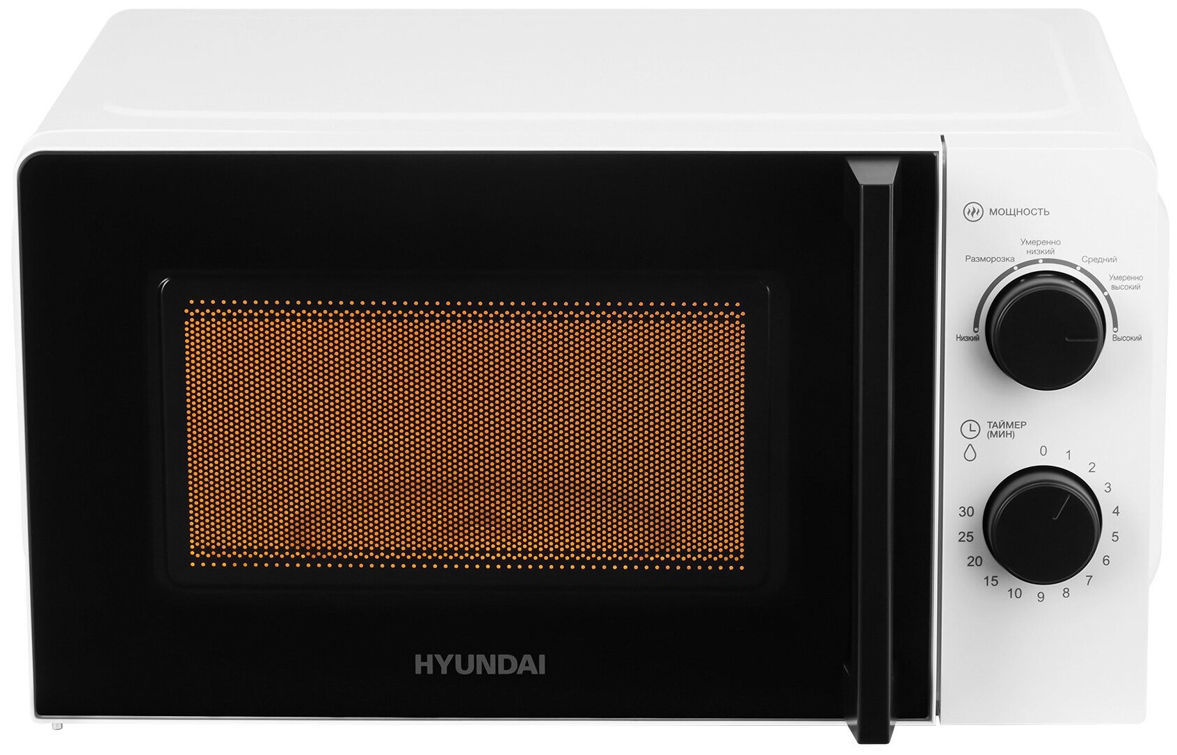 Микроволновая печь Hyundai HYM-M2047 белый - фото №7