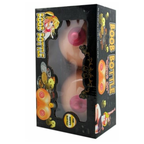 Копилка «Бюст» с эротическими звуками, телесный