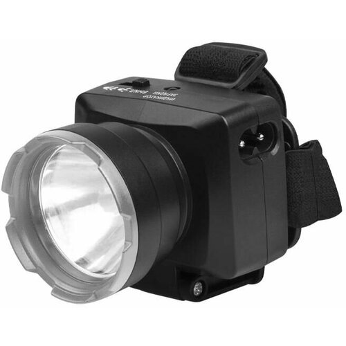 фото Фонарь налобный accufh7-l3w-bk 2 режима работы: 100проц./50проц. ip20 регулир. угол наклона индикатор зарядки черн. фаzа 2857644