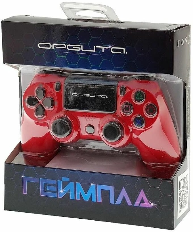 Джойстик проводной Орбита для PS4 (OT-PCG13) Красный